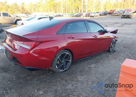 2023 Hyundai Elantra N Line z USA, uszkodzony, nr VIN KMHLR4AF5PU609144